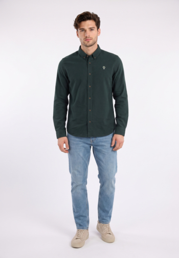 Chemise faguo ivoy gre02 dark green