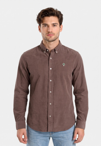 Chemise faguo ivoy pur13 smocked purple