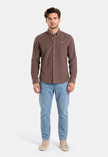 Chemise faguo ivoy pur13 smocked purple