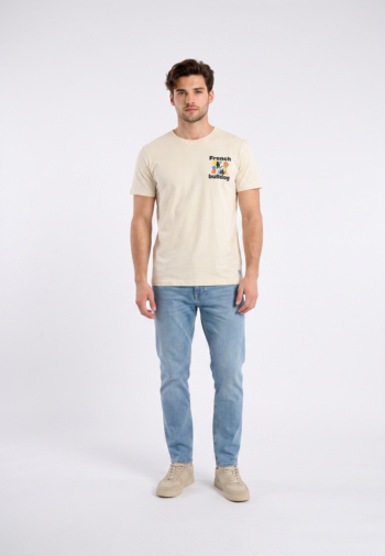 Tee shirt Le Temps Des Cerises nessund 1041 cream