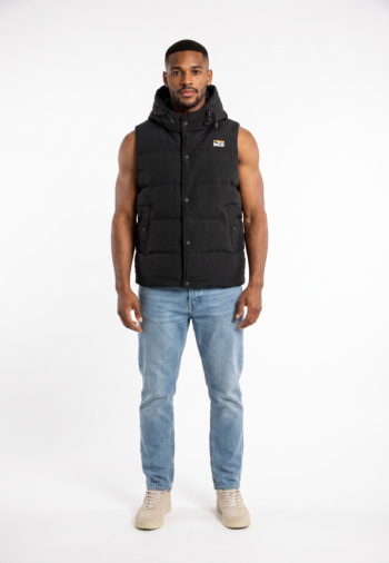 Doudounes superdry hood short everest 12a jet black