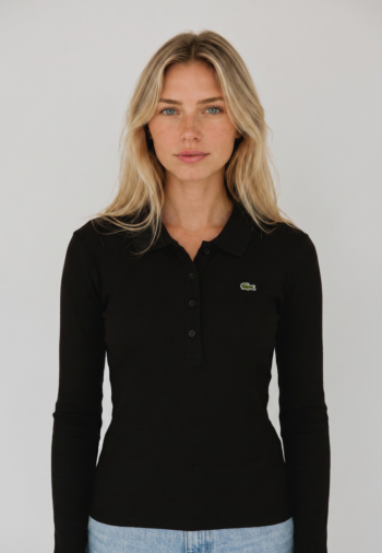 Polos manches longues lacoste df5281 031 noir