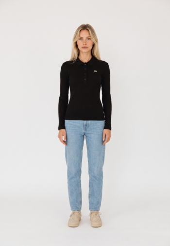 Polos manches longues lacoste df5281 031 noir