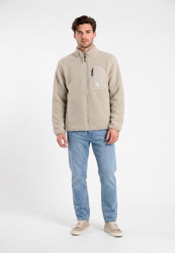 Gilets cardigans volcom muzzer fuzzar zip stone