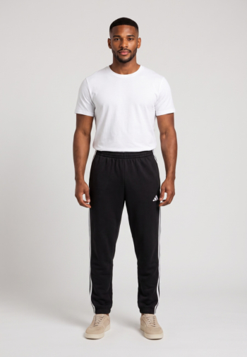 Joggings adidas sportswear m 3s ft tc pt noir/blanc