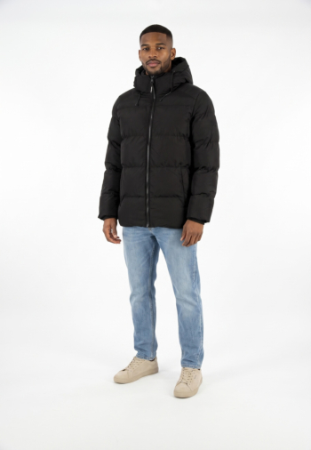 Doudounes superdry hooded 5 baffle sports 02a black