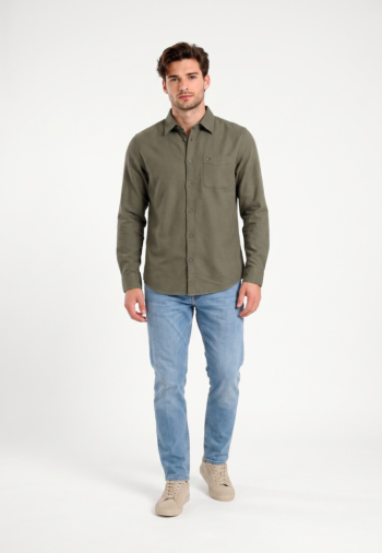 Chemise tommy jeans reg flannel m04 rocky mountain