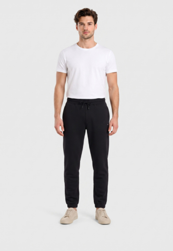 Joggings tommy jeans slim s flag bds black