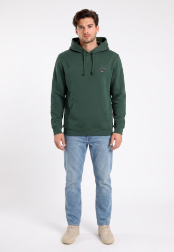 Sweat tommy jeans reg entry signat mbm velvet green
