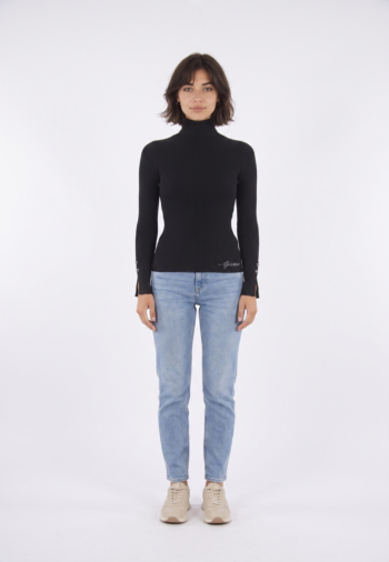 Pull hiver guess jeans ellie jblk