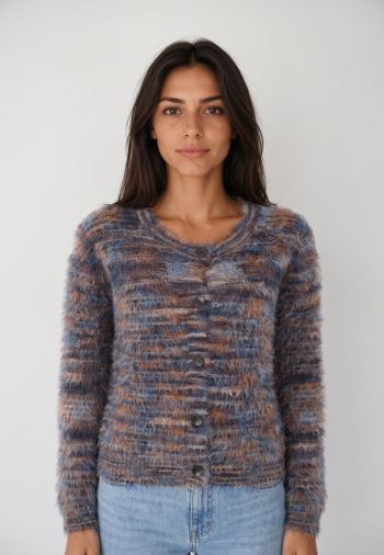 Gilets cardigans molly bracken la2053eh bleudenim