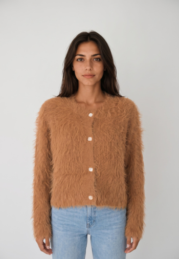 Gilets cardigans molly bracken la1818eh camel