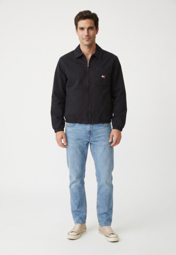 Blousons et vestes tommy jeans harrington bds black