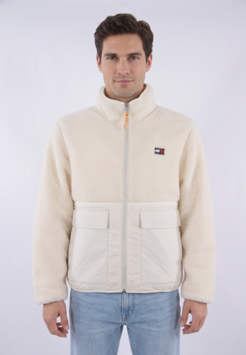 Blousons et vestes tommy jeans essential mix aef cream