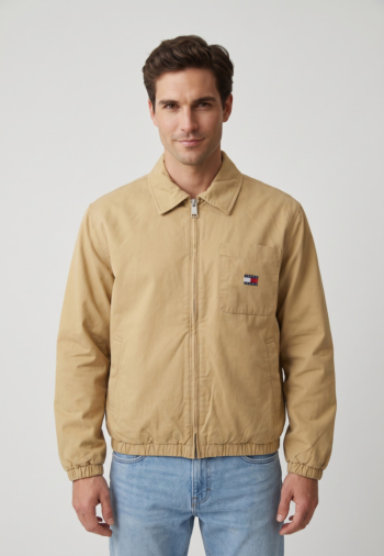 Blousons et vestes tommy jeans harrington aca sandy beige