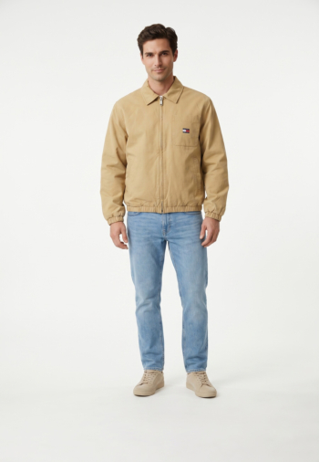 Blousons et vestes tommy jeans harrington aca sandy beige