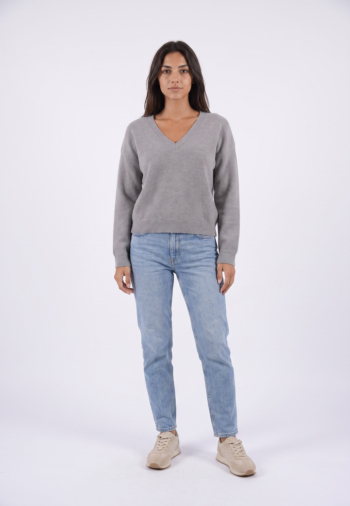 Pull hiver only jackie medium grey melange