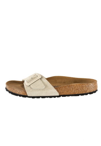 Sandales - nu-pieds birkenstock madrid cushion buckle narrow oyster