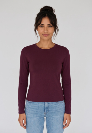 Tee shirt manches longues only bamboo fig