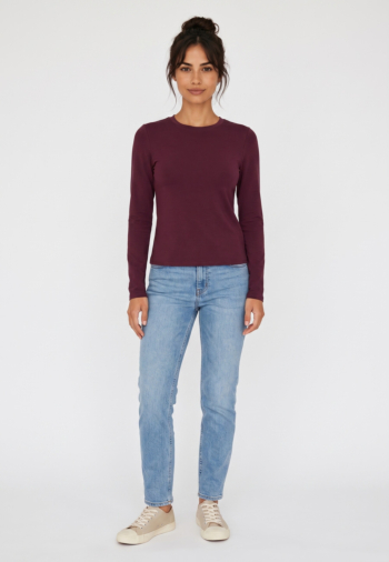 Tee shirt manches longues only bamboo fig