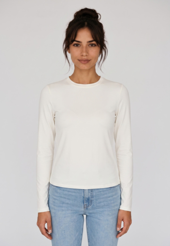 Tee shirt manches longues only bamboo cloud dancer