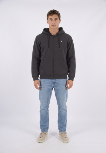 Sweat volcom single stone lined heather black