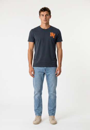 Tee shirt Le Temps Des Cerises vinegaur 3015 deep blue