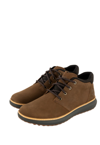 Derbies et richelieus timberland hudson road mid lace up chukka w071 dark brown nubuck