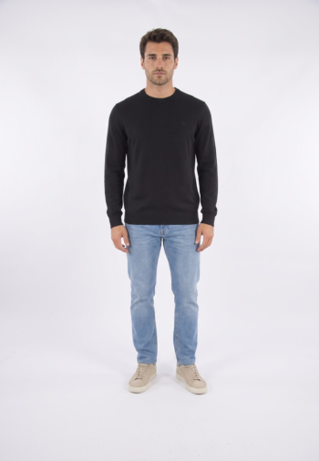 Pull hiver timberland williams river cotton crew neck 0011 black