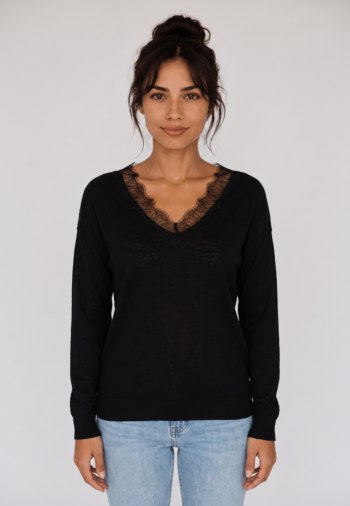 Pull hiver Le Temps Des Cerises barny 0001 black