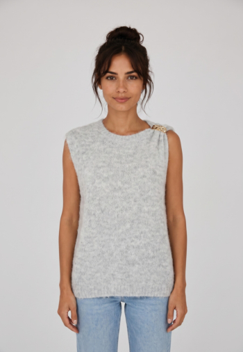 Pull hiver Le Temps Des Cerises kestrel 0044 ash grey