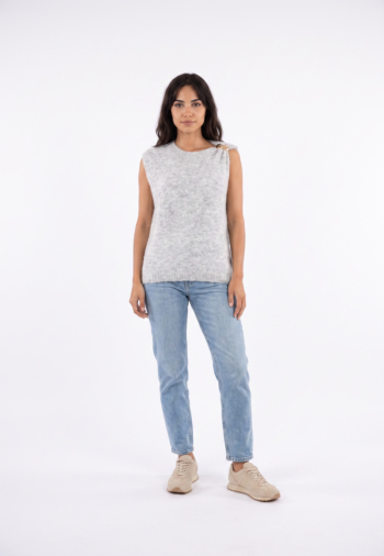 Pull hiver Le Temps Des Cerises kestrel 0044 ash grey