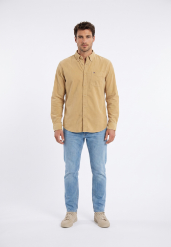 Chemise tommy jeans reg baby corduro aca sandy beige