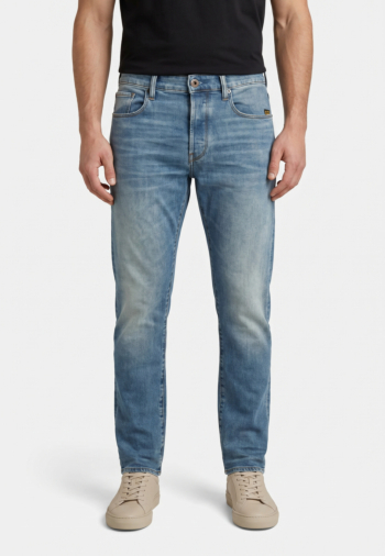 Jeans g star raw 3301 regular tapered a795 worn in azure