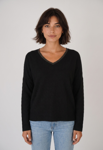 Tee shirt manches longues banana moon energy nbg01 noir