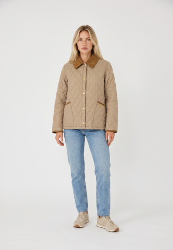 Blousons et vestes barbour icons cropped liddesdale quilt be72 light trench/ birchwood