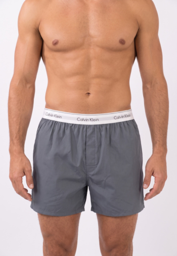 Calecons et slips calvin klein jeans boxer slim 3pk 5u4 white/collegiate logo black/turbule