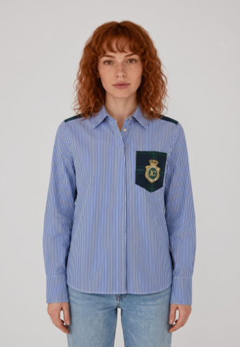 Chemisier lola casademunt lf2615037 276 blue-green