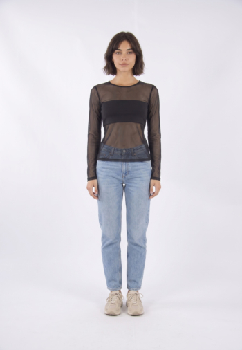 Tee shirt manches longues freeman t. porter telly pes92 12 black