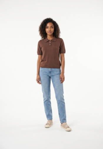 Polos only cinderel coffee bean pearl button