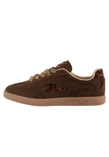 Baskets basses vanessa wu aura emblem chocolat
