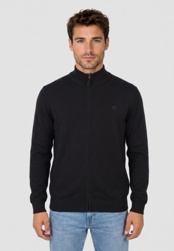 Sweat timberland williams river cotton full zip 0011 black