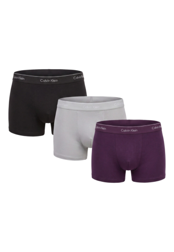 Calecons et slips calvin klein jeans trunk 3pk, tm6 4m0 black/harbor mist/dark purple w/ dt