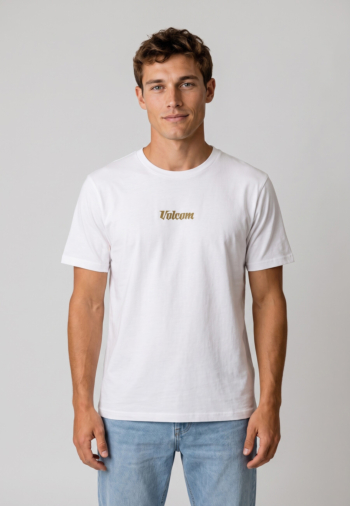 Tee shirt volcom linear bsc sst white