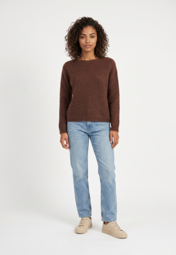 Pull hiver lola espeleta pu680w26 chocolat