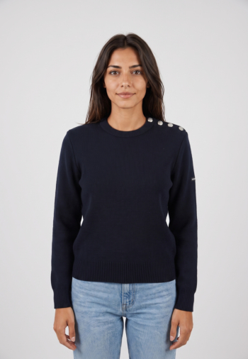 Pull hiver saint james cancale femme cc navy