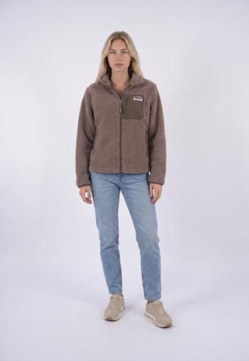 Gilets cardigans superdry heritage zip mz0 dark taupe