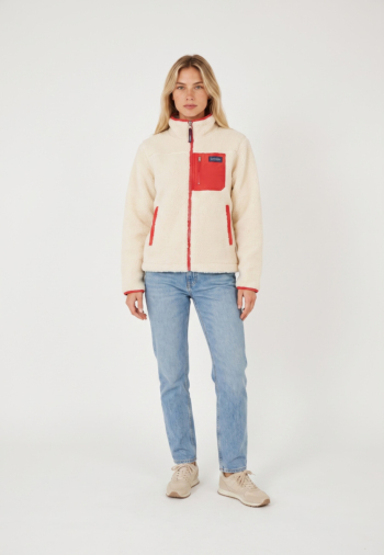 Gilets cardigans superdry heritage zip 22c cream