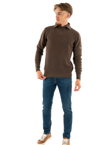 Pull hiver Benson & Cherry fanion choco