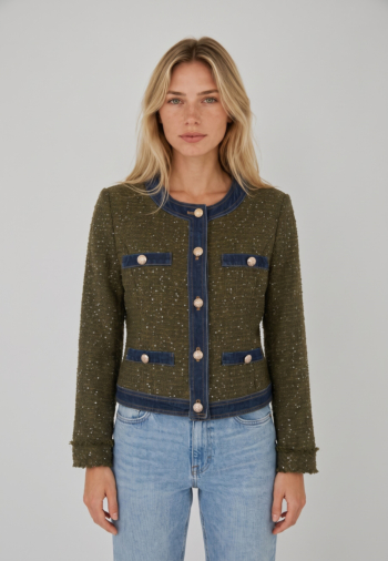 Blousons et vestes salsa chanel-style tweed 531